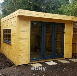 15SQM Garden Building Wooden Studio Log Cabin! ONLY 4 WEEKS WAITING TIME