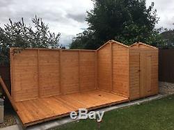 16X8 summer house, shed, multi building with partition, wooden garden building