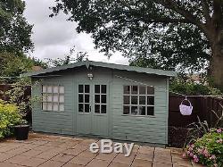 16 x 10 shed, insulated and floored previously used as garden office