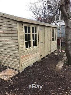 16x10 Shed, Tanalised, Shed, Garden, Free Install, Quality Timber, Red Felt