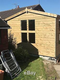 16x10 Shed, workshop, summerhouse, garden building, tanalised timber