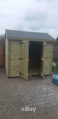 16x6'Whitefield Shed' Heavy Duty Wooden Tanalised Garden Shed/Workshop/Garage