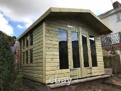 16x8'Oswald Summerhouse' Heavy Duty Wooden Garden Shed/Summerhouse/Garden Room