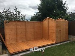 18x10 summer house, shed, multi building with partition, wooden garden building