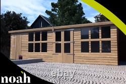18x12'Frederick' Heavy Duty Wooden Garden Summerhouse/Shed/Workshop/Garage