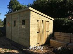 18x8'Winchester Garden Shed' Heavy Duty Wooden Shed/Workshop/Summerhouse