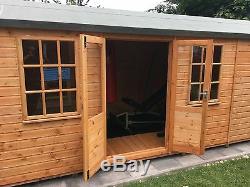 18x8 summer house, shed, multi building with partition, wooden garden building