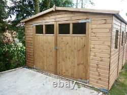 20 x 12 Heavy Duty Coningsby t&g Wooden Garage Timber Workshop Garden Shed