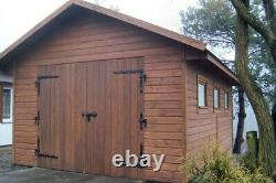 20ft x 12ft Heavy Duty Wooden Garage Timber Workshop Garden Shed Delivery