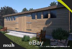 20x10'Don Marino' Heavy Duty Wooden Garden Shed/Workshop/Garage