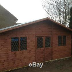 20x10 MAN CAVE (WOODEN SHED) (GARDEN SHED) (GARDEN BAR) (PUB SHED) (PLAY ROOM)