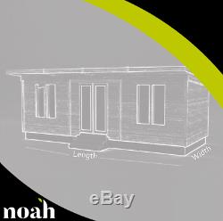 20x10'Norton Log Cabin' HeavyDuty Tanalised Wooden Garden Room/Summerhouse/Shed