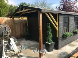 20x10'Oxford Garage' Heavy Duty Wooden Garden Shed/Workshop/Garage