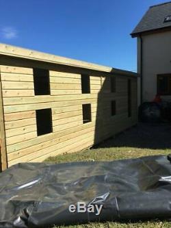 20x10 Shed, Studio, Tanalised, Shed, Garden, Free Install, Heavy Duty