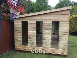 20x10'Statesman Mancave' Heavy Duty Wooden Garden Shed/Workshop/Summerhouse