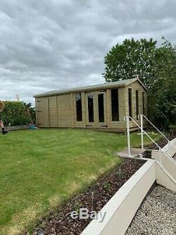 20x10 Studio, Tanalised, Shed, Garden, Free Install, Loglap, Partition Included