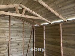 20x10'Whitefield Shed' Heavy Duty Wooden Garden Shed/Workshop/Garage