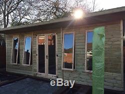 20x10ft Wooden Garden Shed 19mm Tanalised Ultimate Summerhouse / Home Studio