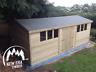 20x8 Heavy Duty'Isabella' Tanalised Apex Wooden Garden Shed, Sheds, Workshop