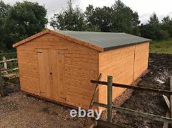 24x12 heavy duty workshop/shed/garden shed/wooden building/ garage