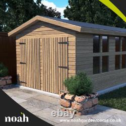 26x10'Ripley Garage' Heavy Duty Tanalised Timber Garden Shed/Workshop/Garage