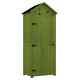 2.2 x 1.5 FT Garden Shed Durable Wood 2 Doors Apex Roof Colour Green