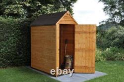 3ft x 5ft Wooden Storage Shed Overlap Apex Felt Roof Garden Storage No Windows