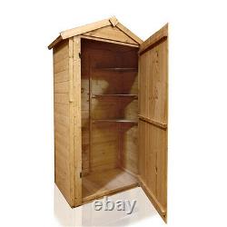 3x2 BillyOh Tongue and Groove Tall Sentry Box Outdoor Wooden Garden Storage Shed