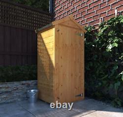 3x2 Wooden Garden Storage Shed Outdoor Pent Roof Tool Box Store Sentry Petite