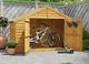 3x8 Wooden Garden Storage Shed Outdoor Apex Tool Bike Store BillyOh Mini Keeper