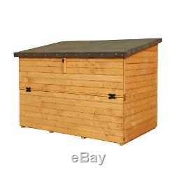 4 x 3 Budget Shiplap Windowless Wooden Garden Shed Chest Storage NEW