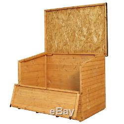 4 x 3 Budget Shiplap Windowless Wooden Garden Shed Chest Storage NEW