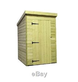 4x3 Garden Shed Shiplap Pent Roof Tanalised Pressure Treated