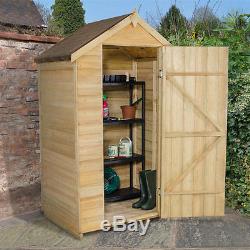 4x3 Wood Shed Tool Storage Outdoor Building Garden Pressure Treated 4FT 3FT