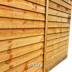4x4 Overlap Shed Power Windowless Pent Garden Shed AVAILABLE NOW