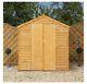 4x6ft Wooden Dip Treated Garden Shed No Windows Overlap Apex Outdoor Storage