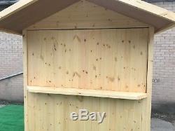 5ft x 3ft THE CHAMPIONS BAR, GARDEN SHED, MAN CAVE, T&G, QUALITY TIMBER