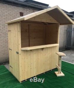5ft x 3ft THE CHAMPIONS BAR, GARDEN SHED, MAN CAVE, T&G, QUALITY TIMBER