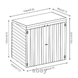 5ft x 3ft WOODEN GARDEN STORAGE PENT SHED OVERLAP PRESSURE MOVER WOOD STORE 5x3