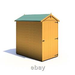 5x3 WOODEN GARDEN SHED APEX TOOL STORE SINGLE DOOR FLOOR WINDOWLESS 5ft x 3ft