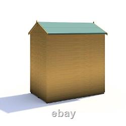 5x3 WOODEN GARDEN SHED APEX TOOL STORE SINGLE DOOR FLOOR WINDOWLESS 5ft x 3ft