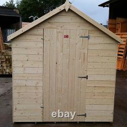 6X4 Apex Garden Shed T&G Throughout Best Value Untreated Hut Windowless 12mm