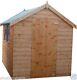 6x5 New Factory Seconds Garden Shed Apex Roof Tongue And Groove Hut