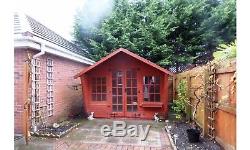6.5 x 6.5 ft wooden summer house, chalet, garden shed, workshop