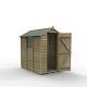 6 x 4 FT Wooden Garden Outdoor Storage Shed Overlap Apex Felt Roof Free Delivery