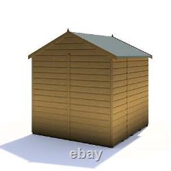 6 x 6 Cypress SD Garden Storage Outdoor Wooden Shed