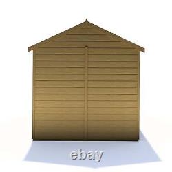 6 x 6 Cypress SD Garden Storage Outdoor Wooden Shed