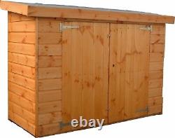6ft x 3ft Wooden Shiplap Garden Shed / Fully T&G Pent Outdoor Hut