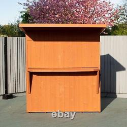 6x4 GARDEN BAR SHED OUTDOOR WOODEN DRINKS HATCH PATIO SHIPLAP TIMBER WOOD STORE