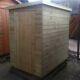 6x4 GARDEN SHED PENT ROOF PRESSURE TREATED STORE TANALISED TONGUE & GROOVE HUT